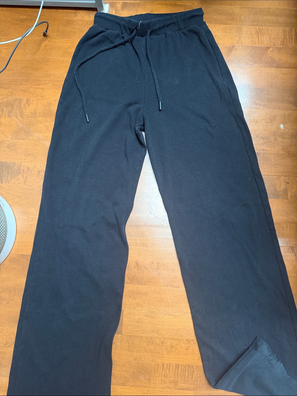 Black Drawstring baggy Sweatpants